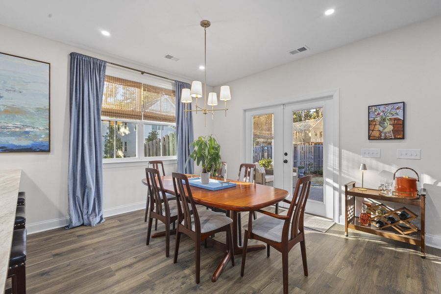 Furnished interior view inside a new home in , Johns Island (Image 28).