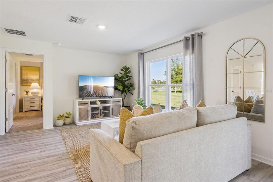 Furnished interior view inside a new home in Hamilton Bluff, Haines City (Image 10).