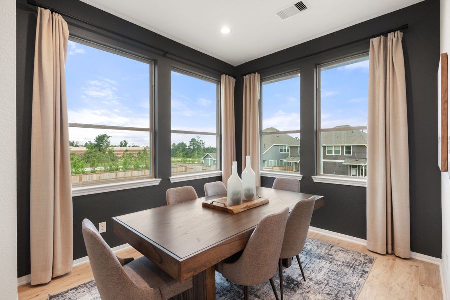 Furnished interior view inside a new home in Woodforest, Montgomery (Image 7). Furnished interior view inside a new home in Woodforest, Montgomery (Image 7).
