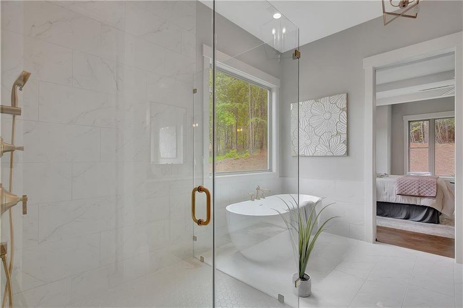 Furnished interior view inside a new home in , Newnan (Image 4). Furnished interior view inside a new home in , Newnan (Image 4).