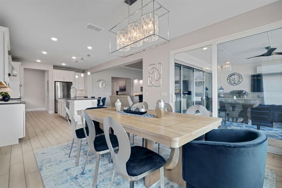 Furnished interior view inside a new home in , Denton (Image 23).