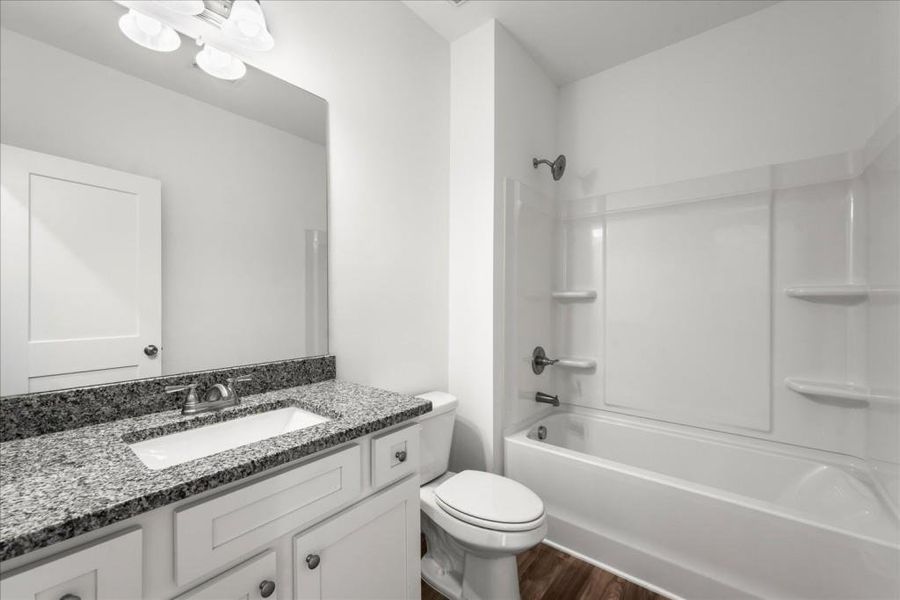 Furnished interior view inside a new home in , Statham (Image 11).