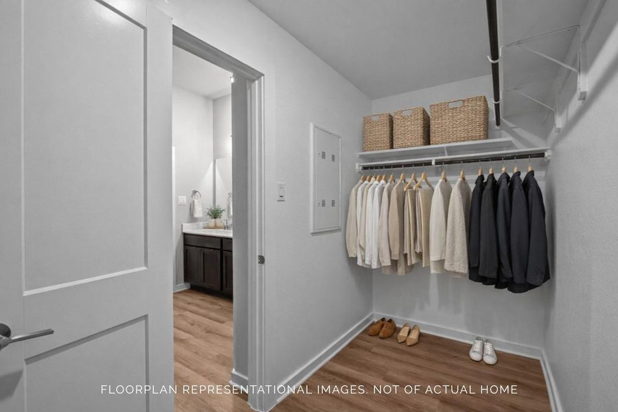 Furnished interior view inside a new home in Sorella, Tomball (Image 6).