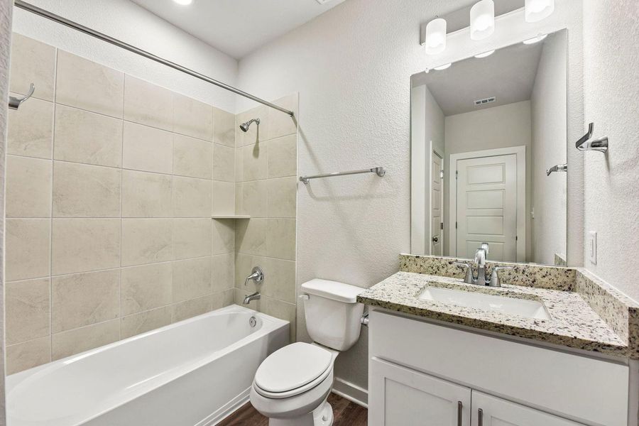 Furnished interior view inside a new home in Cloverleaf, Austin (Image 14).