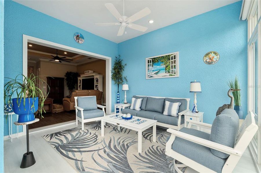 Furnished interior view inside a new home in , Ocala (Image 9). Furnished interior view inside a new home in , Ocala (Image 9).