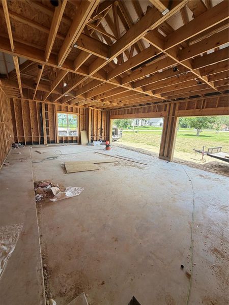 In-progress construction of a new home in , Montgomery, TX (Image 26).