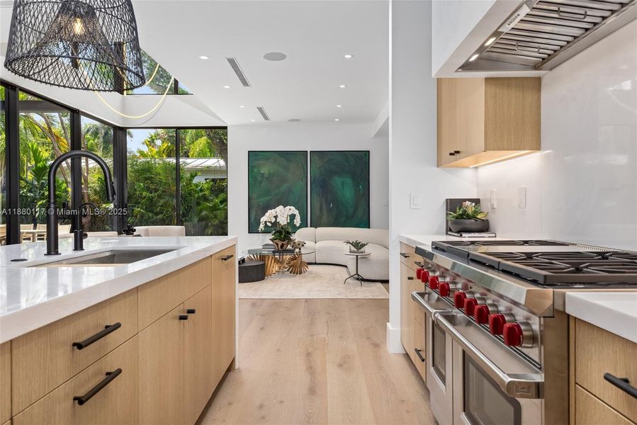 Furnished interior view inside a new home in , Miami (Image 55).