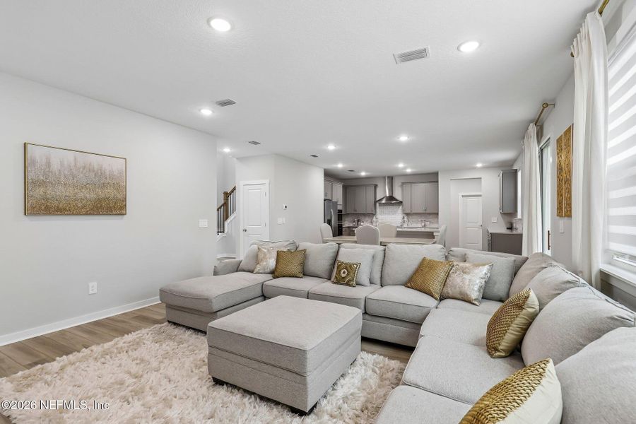 Furnished interior view inside a new home in , Jacksonville (Image 14).
