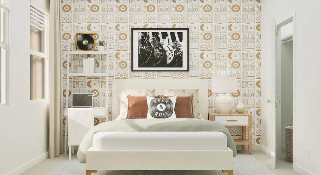 Bedroom 2. **Photos are a representation of the floor plan. This is not the actual homesite.**