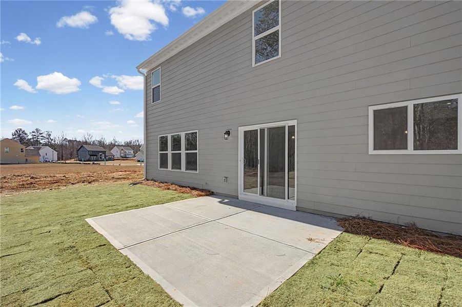 Exterior details and patio area of a home in Twin Lakes, Hoschton (Image 22). Exterior details and patio area of a home in Twin Lakes, Hoschton (Image 22).