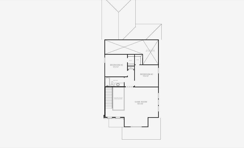 2D floor plan layout for the 2399W by Perry Homes in Santa Rita Ranch 40', Liberty Hill, TX (Image 4). 2D floor plan layout for the 2399W by Perry Homes in Santa Rita Ranch 40', Liberty Hill, TX (Image 4).