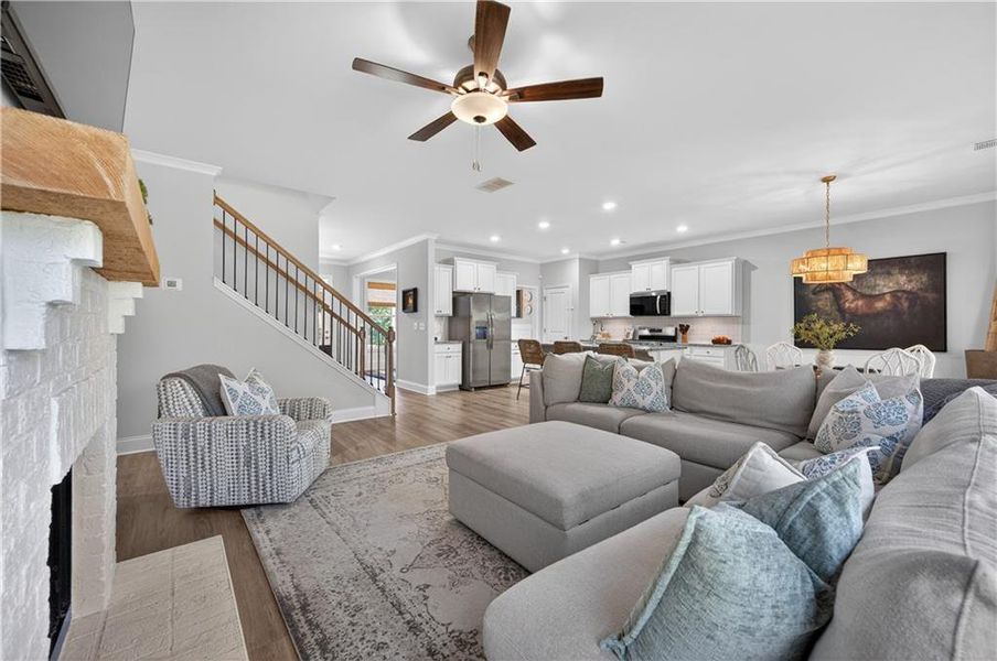Furnished interior view inside a new home in , Jefferson (Image 10).