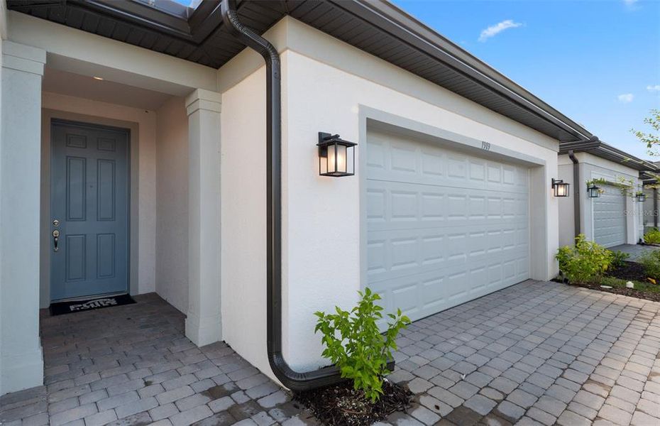 Exterior details and patio area of a home in Arbor Oaks, North Port (Image 2). Exterior details and patio area of a home in Arbor Oaks, North Port (Image 2).