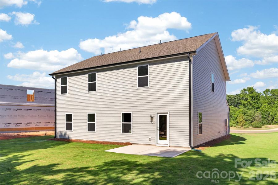 Exterior details and patio area of a home in Morrow Brook, Albemarle (Image 4).