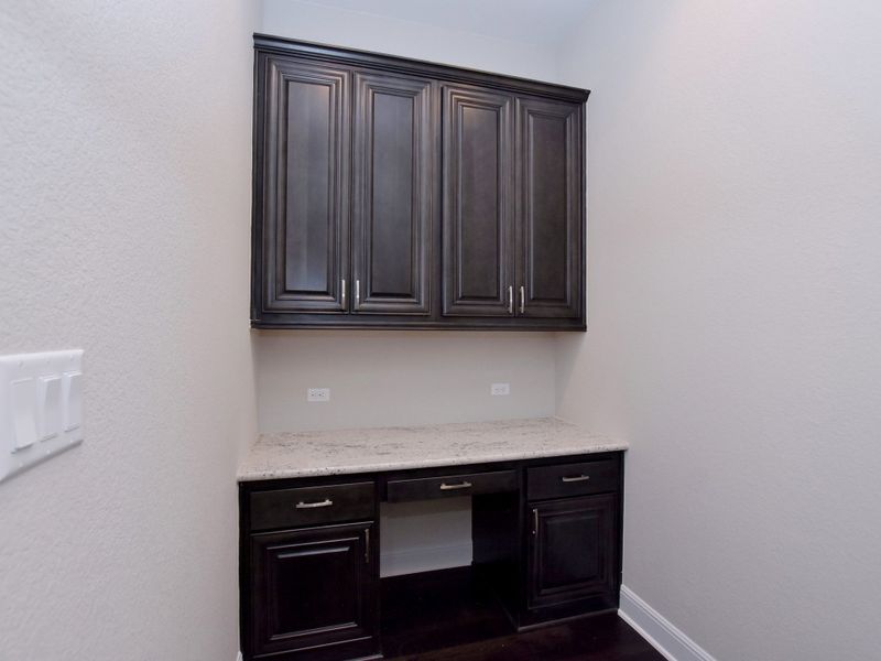 Representative furnished interior of a home built from the San Simeon II by Giddens Homes in Clearwater Ranch, Liberty Hill (Image 18).