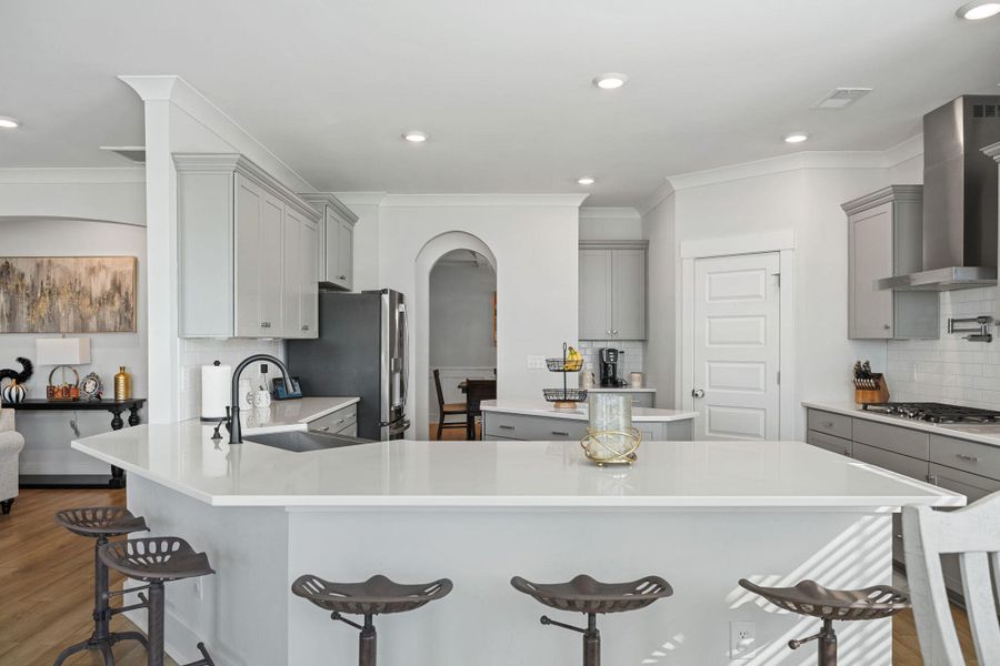 Furnished interior view inside a new home in Lochton, Summerville (Image 4). Furnished interior view inside a new home in Lochton, Summerville (Image 4).