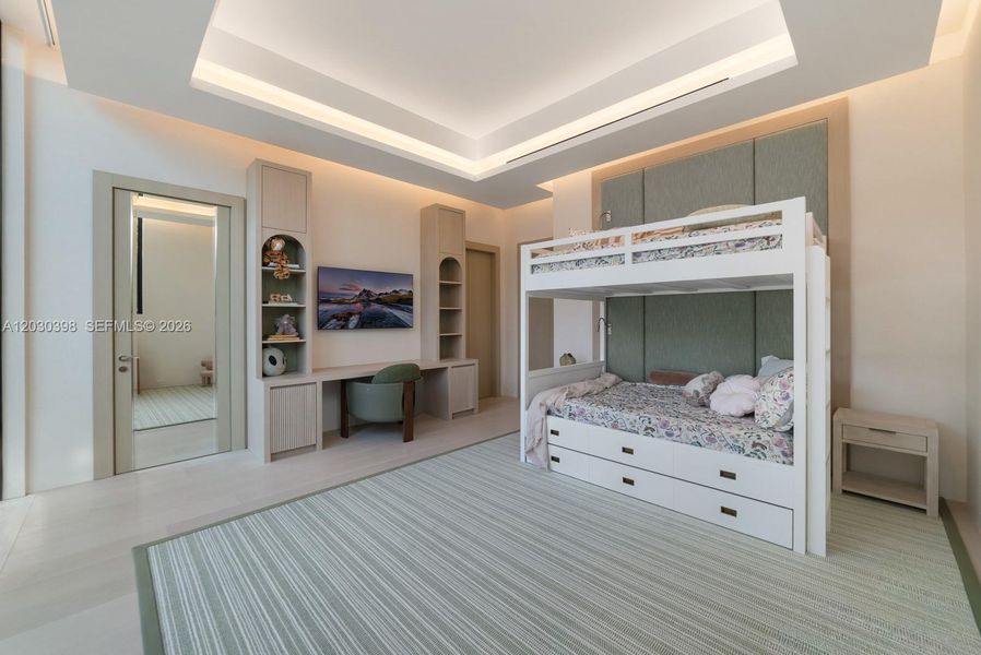 Furnished interior view inside a new home in , Miami Beach (Image 19).