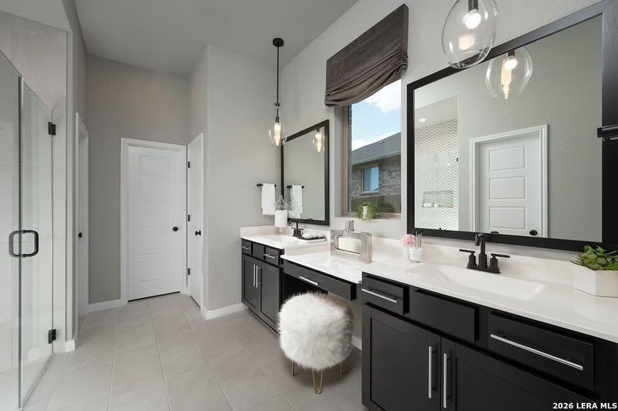 Furnished interior view inside a new home in The Parklands, Schertz (Image 11).