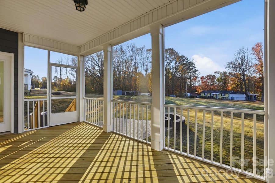 Screened porch