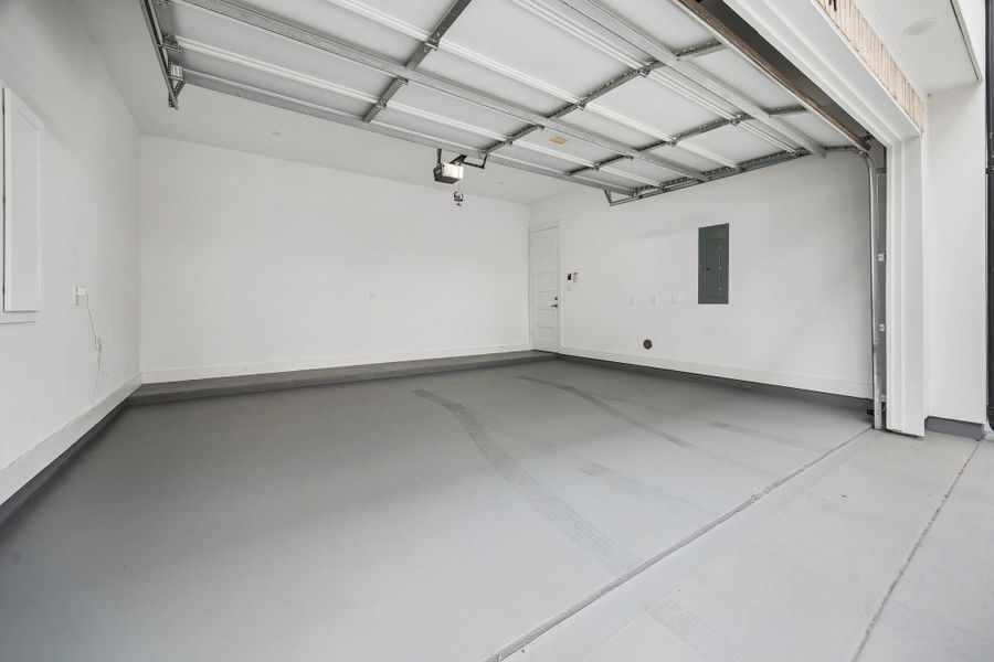 Large two car garage is approximately 20'X19' Large two car garage is approximately 20'X19'