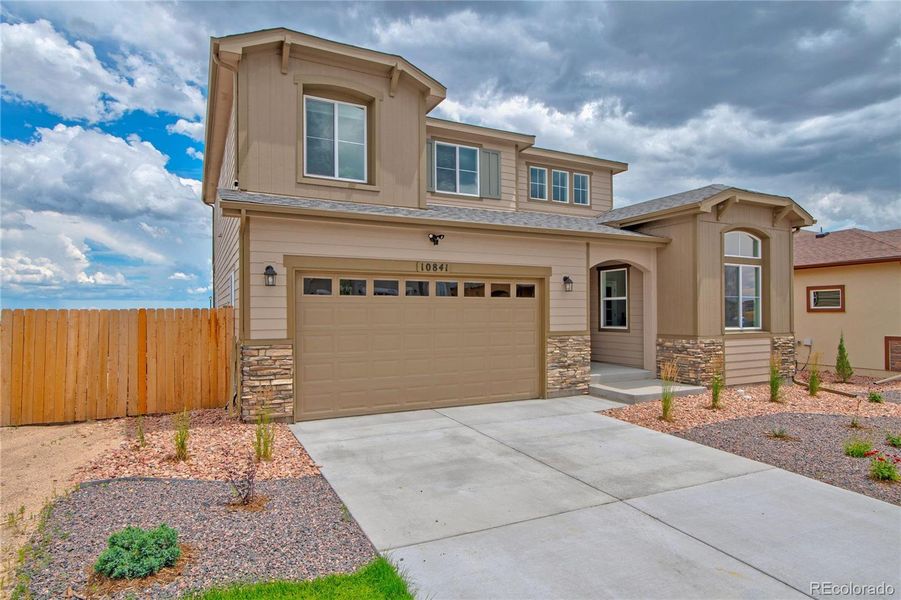 Exterior details and patio area of a home in , Peyton (Image 23).