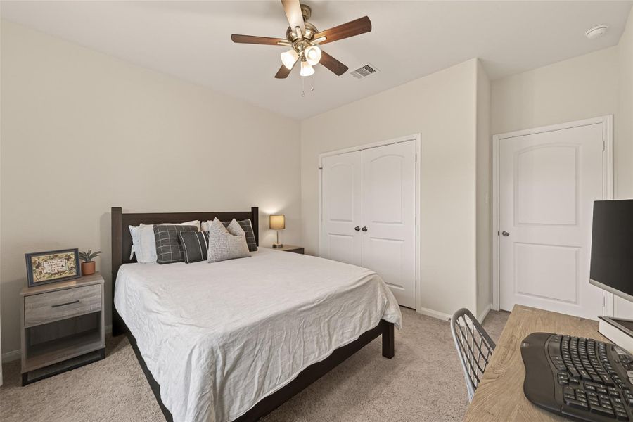 Furnished interior view inside a new home in , Willis (Image 11).