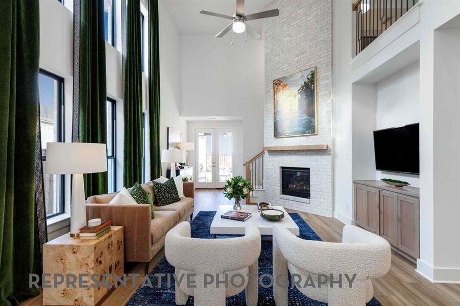 Furnished interior view inside a new home in Wellington, Haslet (Image 15).