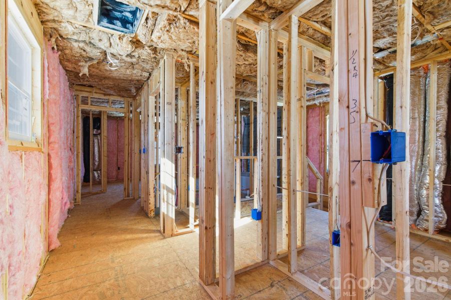 In-progress construction of a new home in , Statesville, NC (Image 18).