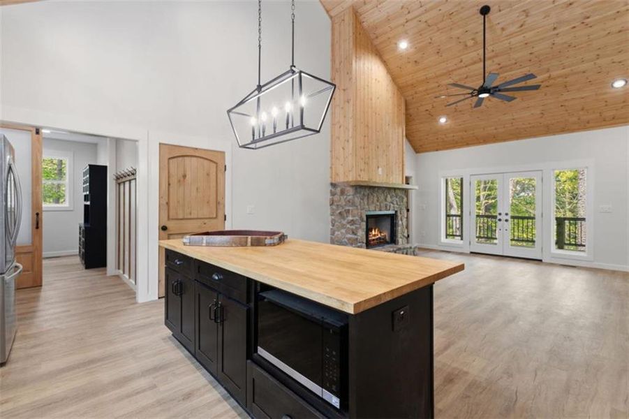 Furnished interior view inside a new home in , Ellijay (Image 8).