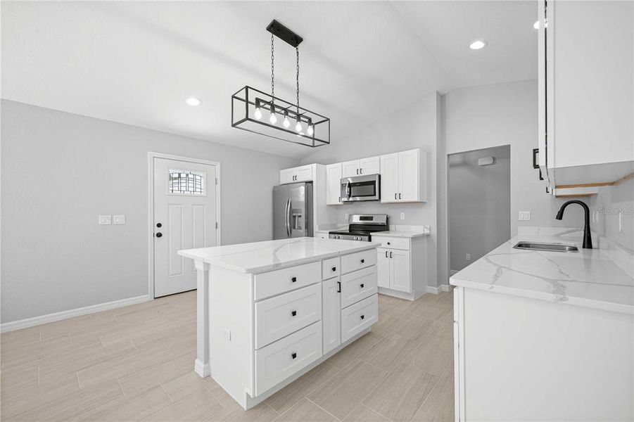 Furnished interior view inside a new home in , Dunnellon (Image 7).