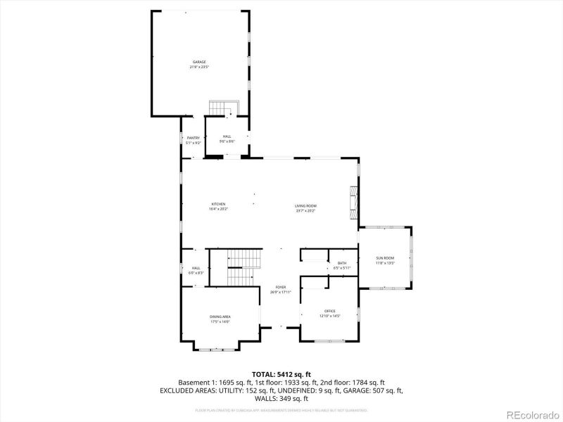 2D floor plan layout of this home in , Denver, CO (Image 6).