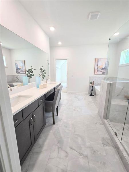Furnished interior view inside a new home in Ashbury Commons, Powder Springs (Image 11).