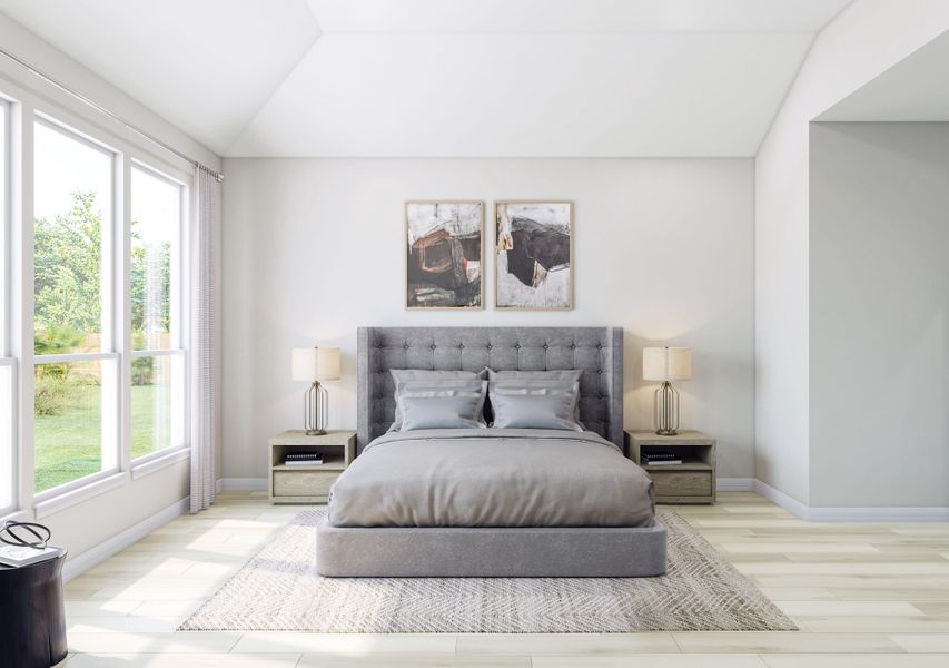 Representative furnished interior of a home built from the Verdin by Tri Pointe Homes in Oakhill Reserve, Tomball (Image 10).