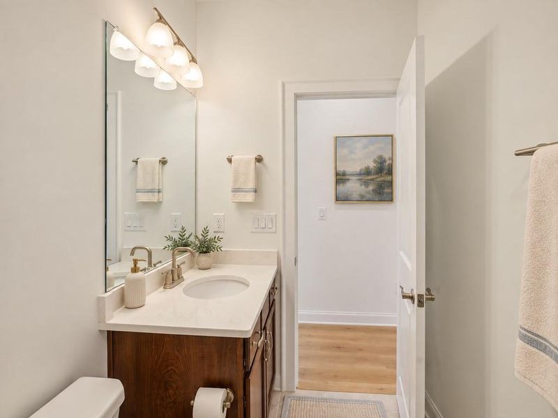 Furnished interior view inside a new home in , Holly Springs (Image 43).