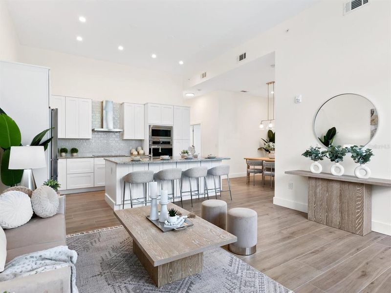 Furnished interior view inside a new home in , Sarasota (Image 34).