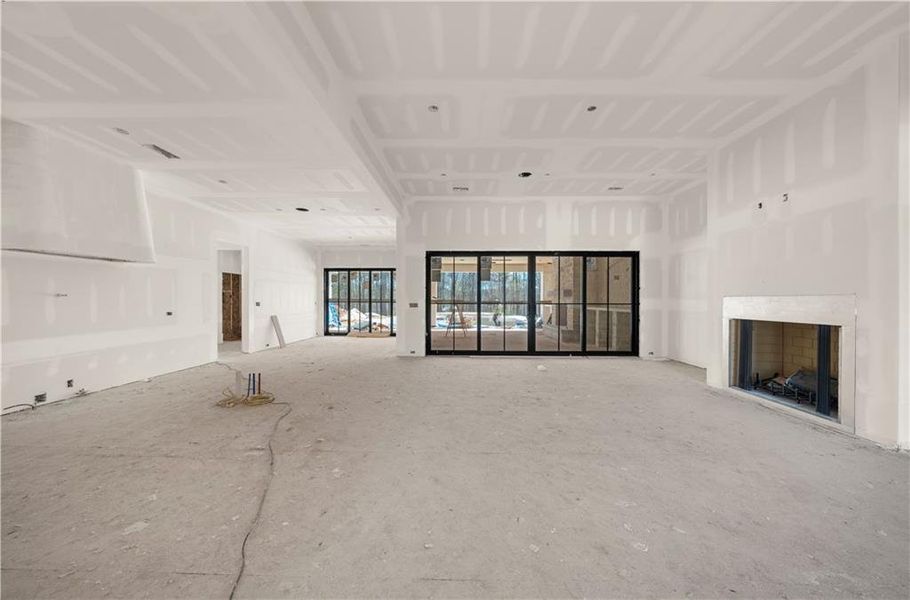 In-progress construction of a new home in , Canton, GA (Image 37).