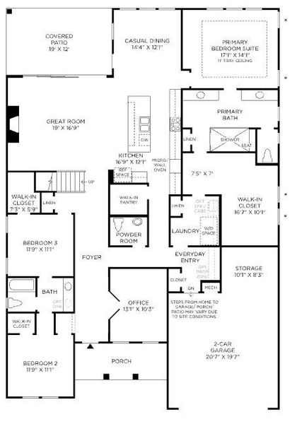 2D floor plan layout of this home in , Cumming, GA (Image 5).
