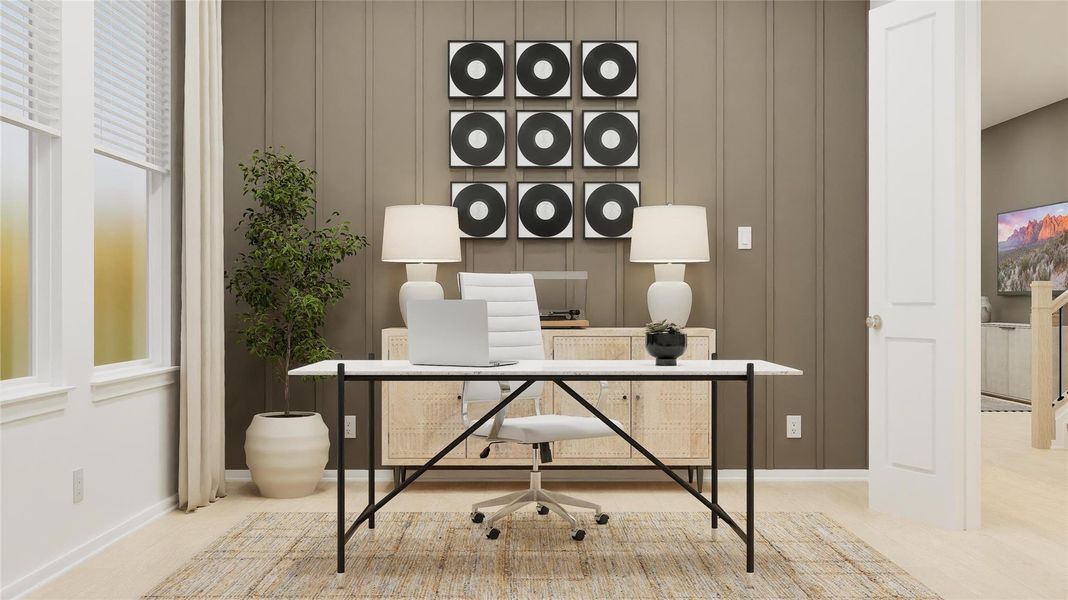 Furnished interior view inside a new home in Anniston, Katy (Image 14).