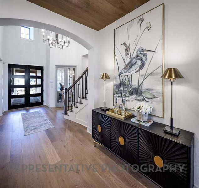 Furnished interior view inside a new home in Pecan Square: 60ft. lots, Northlake (Image 9). Furnished interior view inside a new home in Pecan Square: 60ft. lots, Northlake (Image 9).