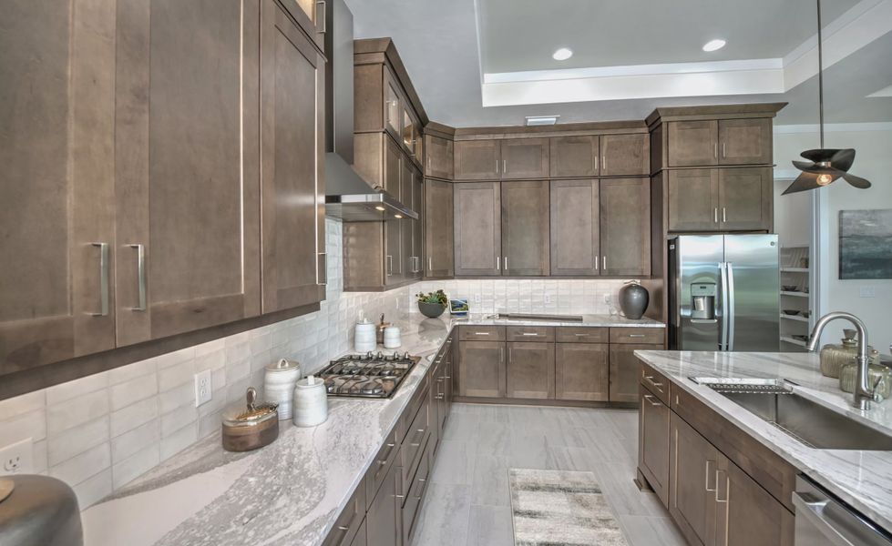 Furnished interior view inside a new home in Oakmont, Gainesville (Image 6). Furnished interior view inside a new home in Oakmont, Gainesville (Image 6).