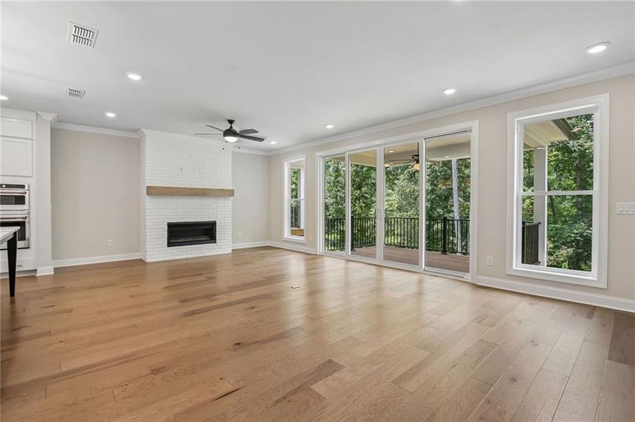 Spacious, unfurnished interior of a new home in Waterside, Peachtree Corners (Image 32). Spacious, unfurnished interior of a new home in Waterside, Peachtree Corners (Image 32).