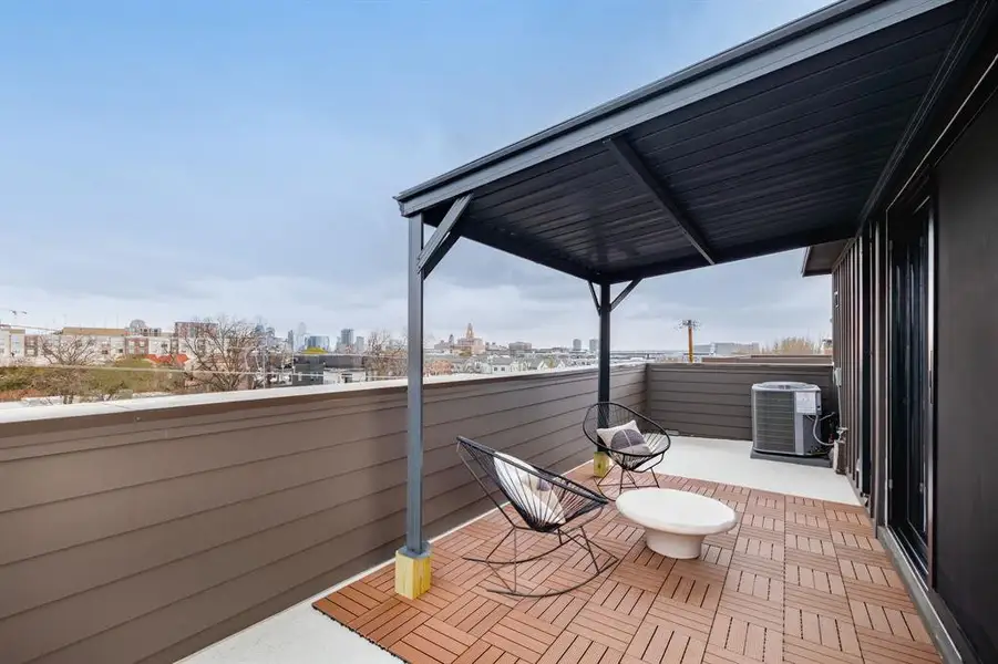 Exterior details and patio area of a home in , Dallas (Image 22).