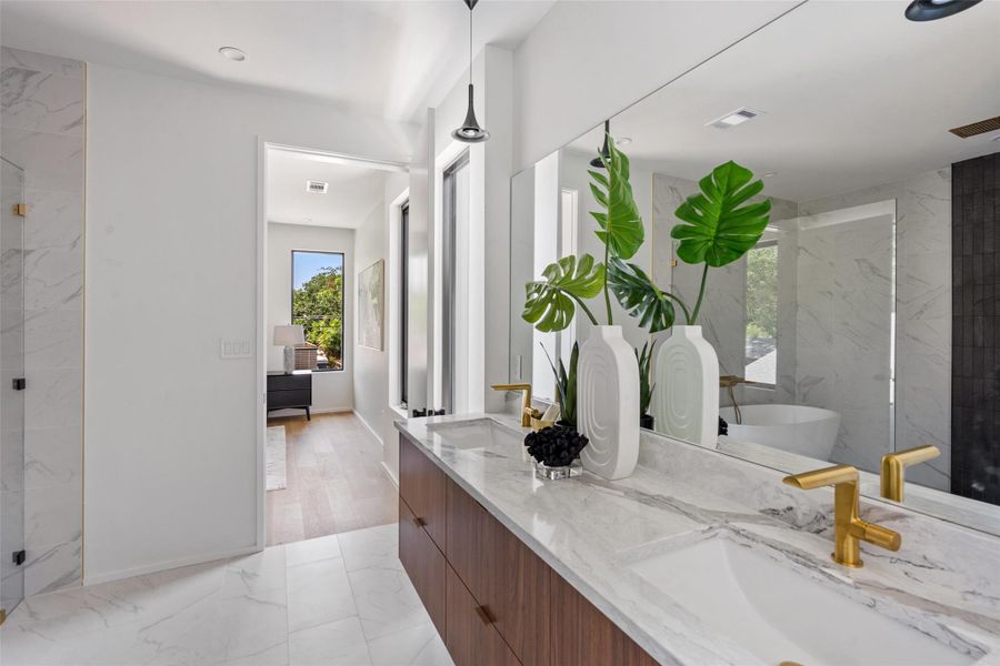 Furnished interior view inside a new home in , Austin (Image 15).