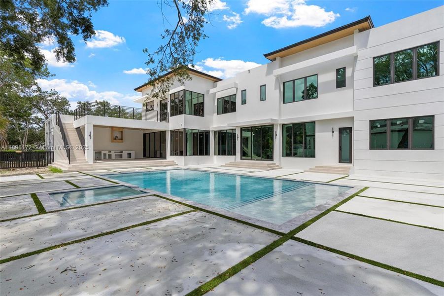 Exterior details and patio area of a home in , Palmetto Bay (Image 31). Exterior details and patio area of a home in , Palmetto Bay (Image 31).
