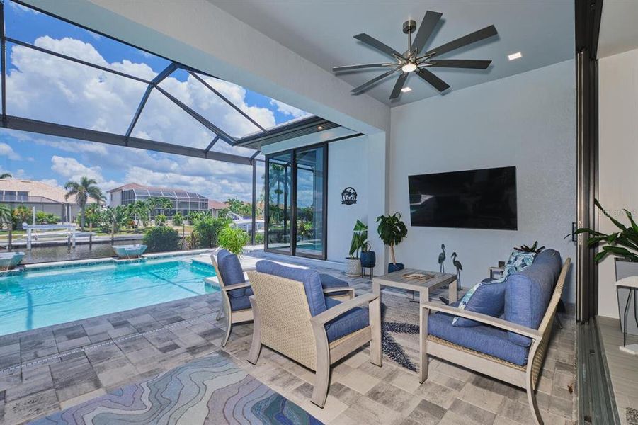 Furnished interior view inside a new home in , Punta Gorda (Image 40).