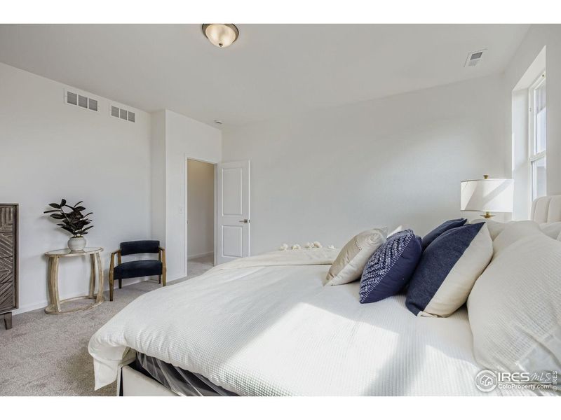 Furnished interior view inside a new home in Hidden Creek, Frederick (Image 30). Furnished interior view inside a new home in Hidden Creek, Frederick (Image 30).