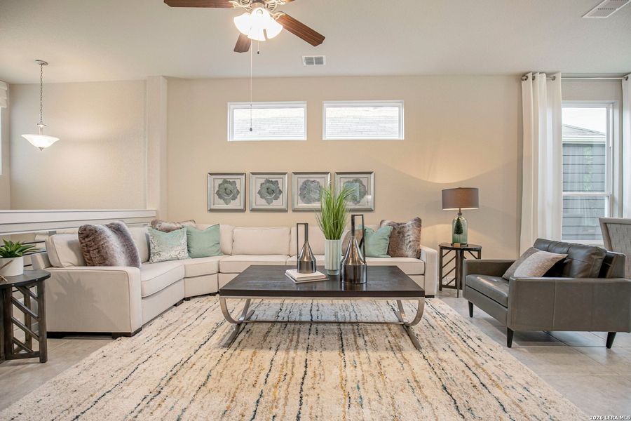 Furnished interior view inside a new home in Rose Hill, San Antonio (Image 18).