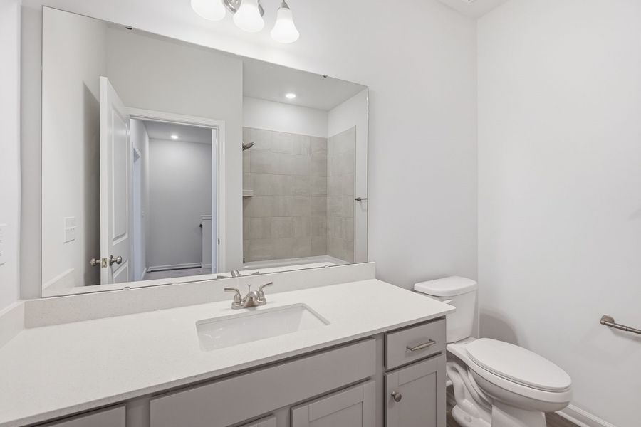 Furnished interior view inside a new home in Nichols Landing, Charlotte (Image 15).