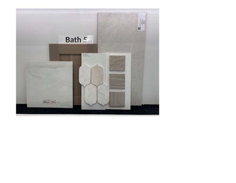 High-end finishes chosen for the secondary bathroooms as well.