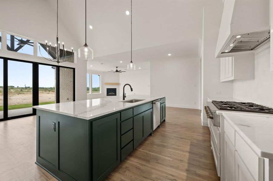 Furnished interior view inside a new home in Bella Crossing, Fort Worth (Image 6).